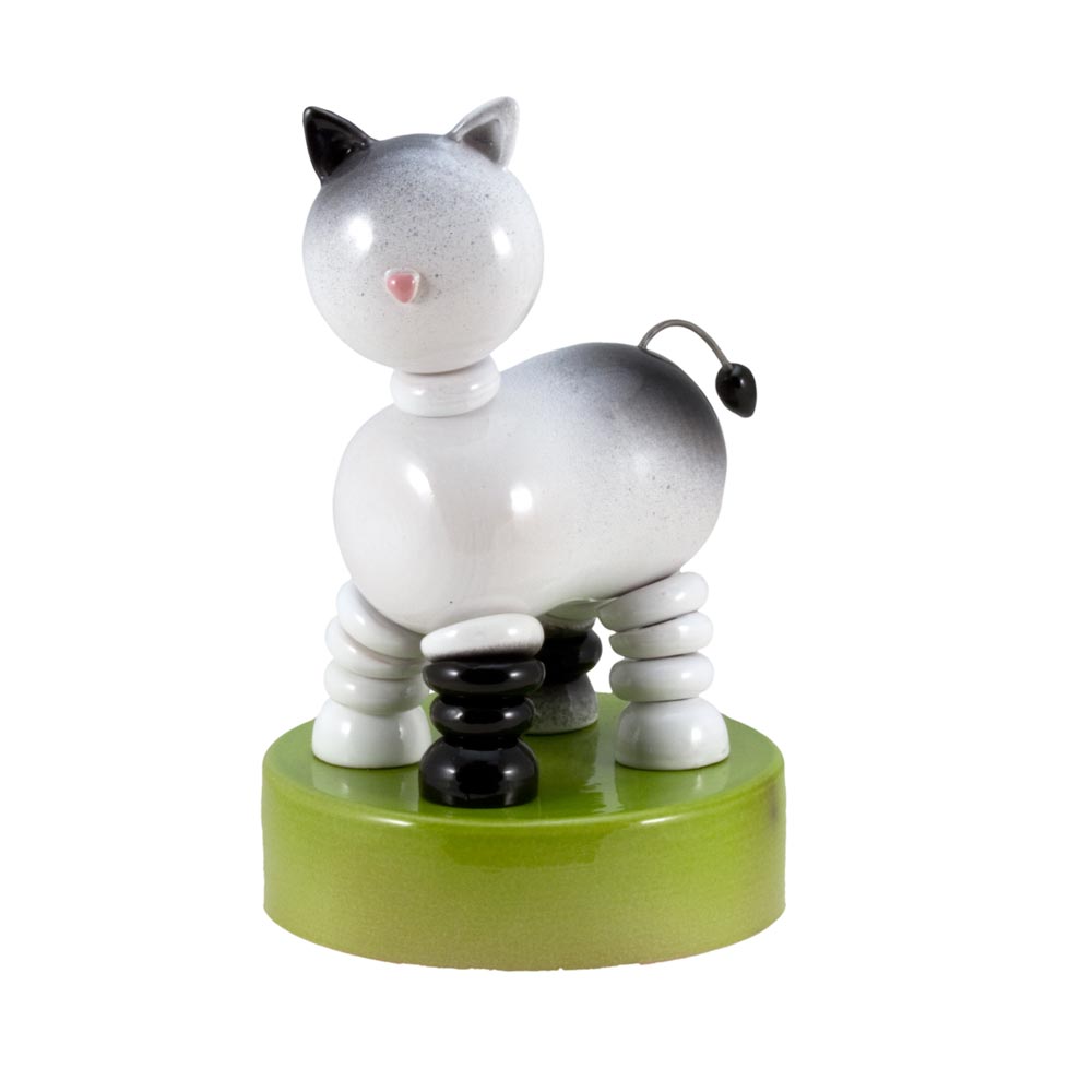 Carmelo il gatto | Statuetta in ceramica | Forme Attuali