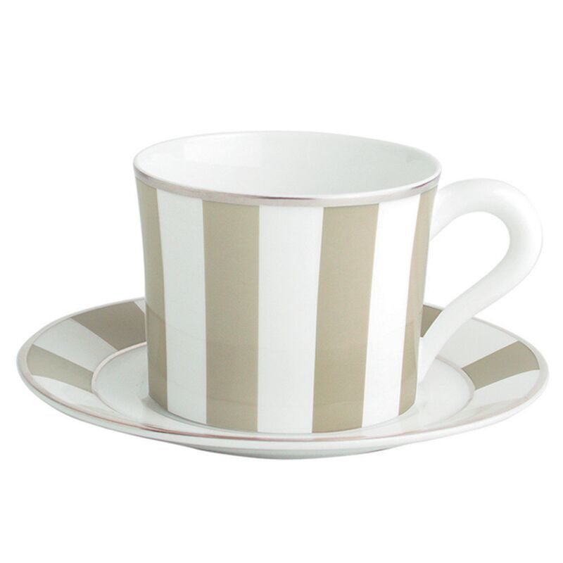 Tazza da tè Galerie Royale Linen | Tazza da tè in porcellana | Tazza da tè Bernardaud