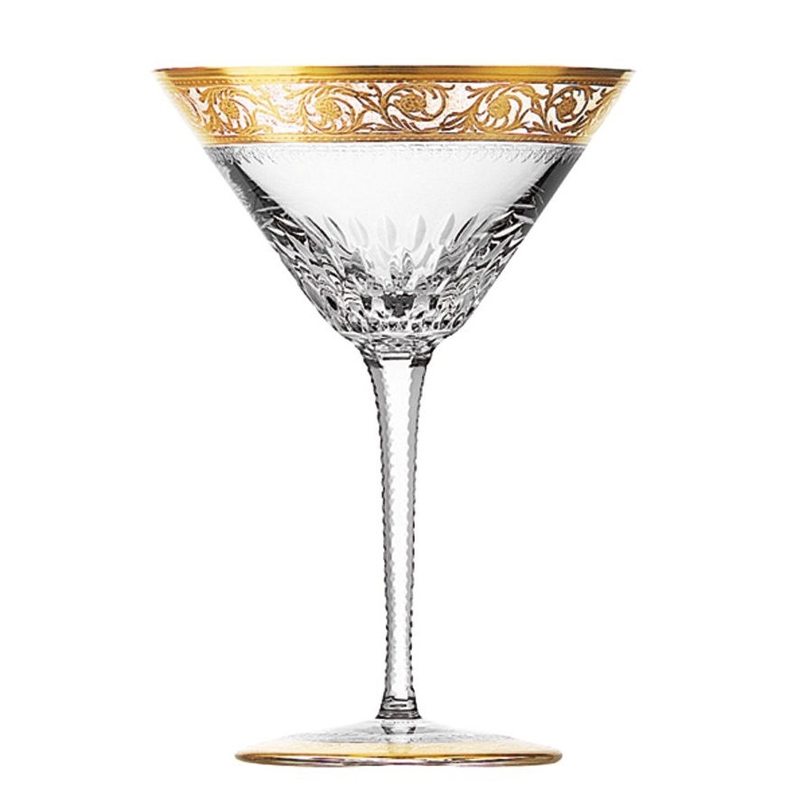 Coppa martini in cristallo SAINT-LOUIS Thistle