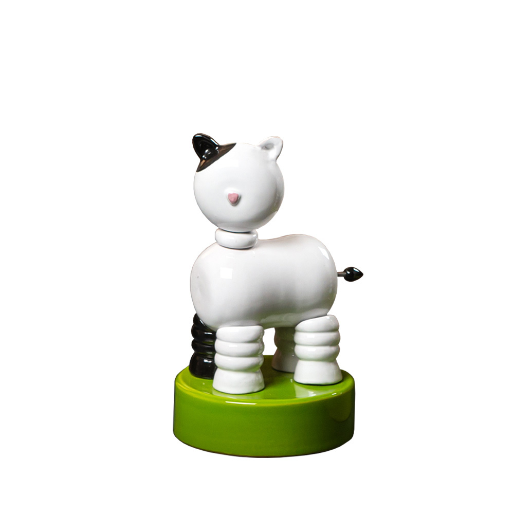 Carmelo il gatto Puppy | Statuetta in ceramica | Forme Attuali