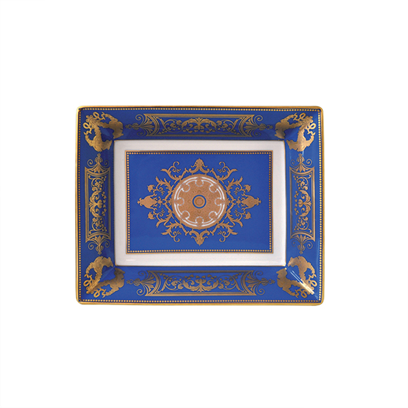 Posacenere Aux Rois Blue | Posacenere in porcellana | Posacenere Bernardaud