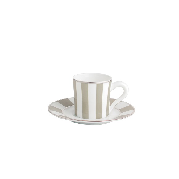 Tazza da caffè Galerie Royale Linen | Tazza da caffè in porcellana | Tazza da caffè Bernardaud