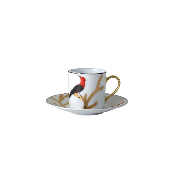 Tazza da caffè Aux Oiseaux | Tazza da caffè in porcellana | Tazza da caffè Bernardaud